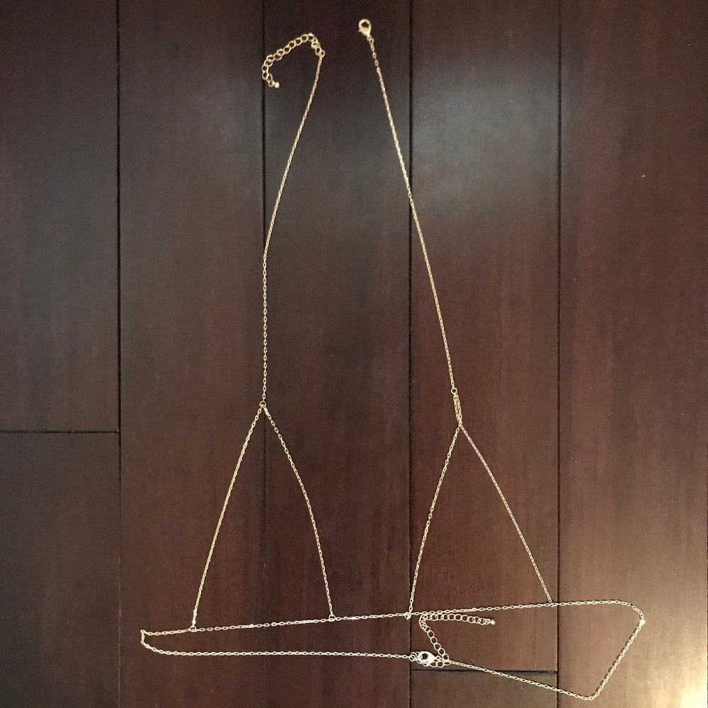 jewelry bra body chain